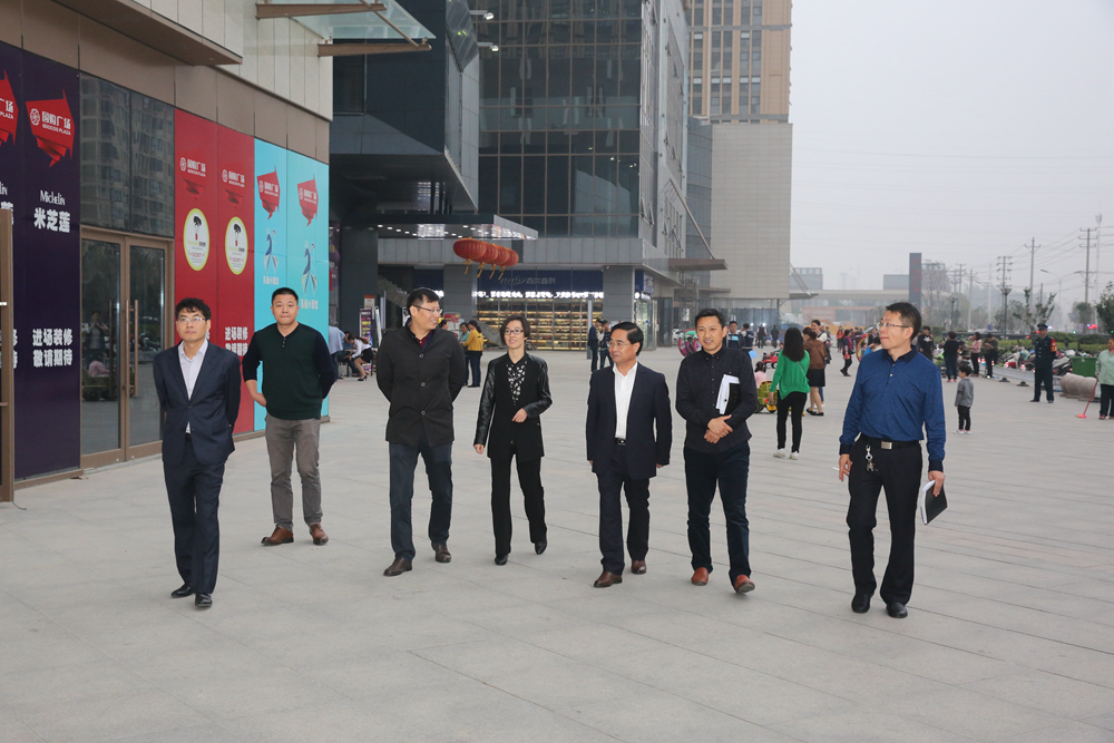 李建华调研国购广场项目_淮北市住房和城乡建设局